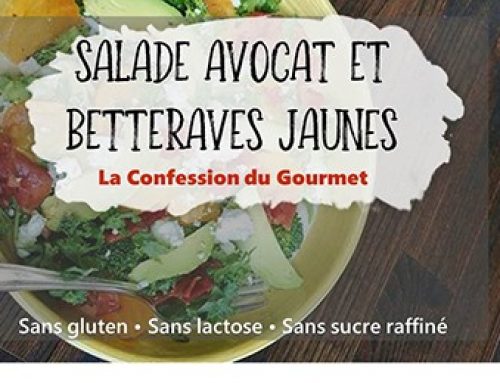 Salade Avocat et Betterave Jaune