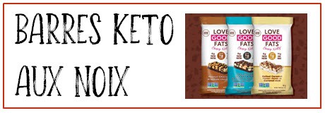 Image de 3 emballages de barres keto aux noix