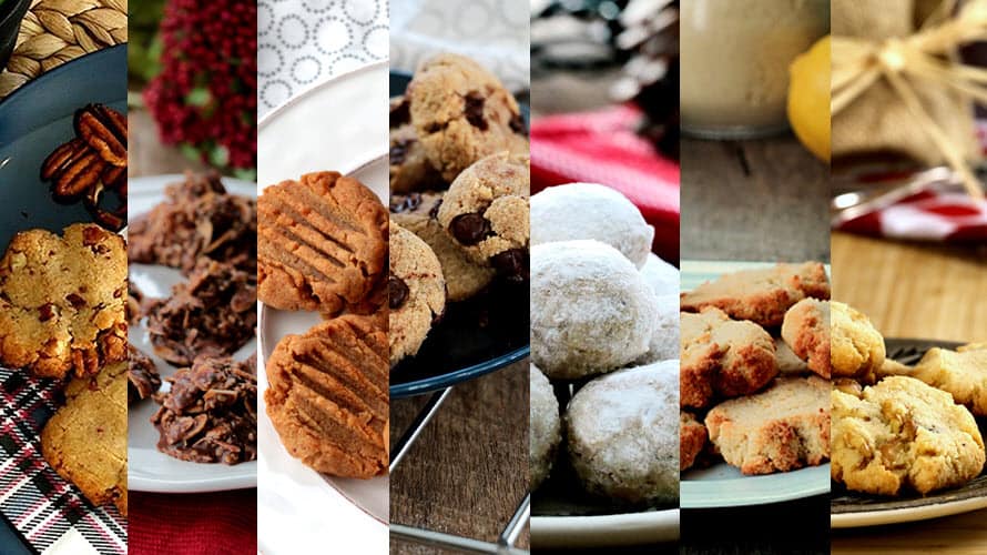 sommaire plusieurs recettes de biscuits santé en images verticales