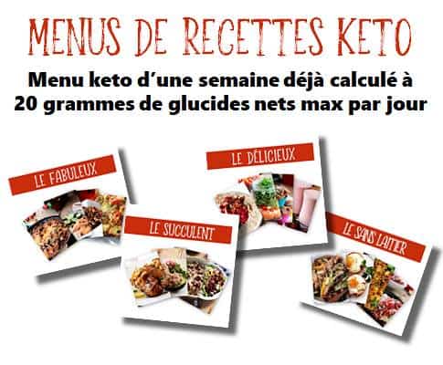 Régime cétogène : menu gratuit pour une semaine