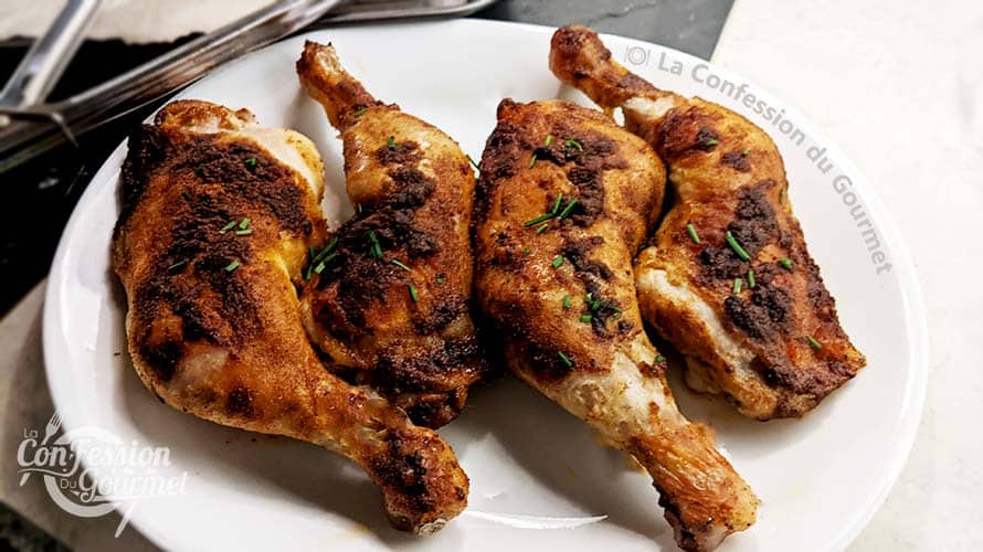 Recette de cuisses de poulet au four masala • La Confession du Gourmet